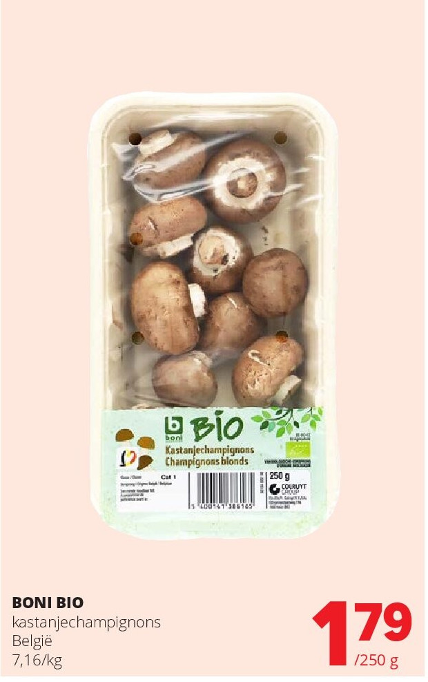 BONI BIO kastanjechampignons België