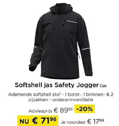 Softshell jas Safety Jogger