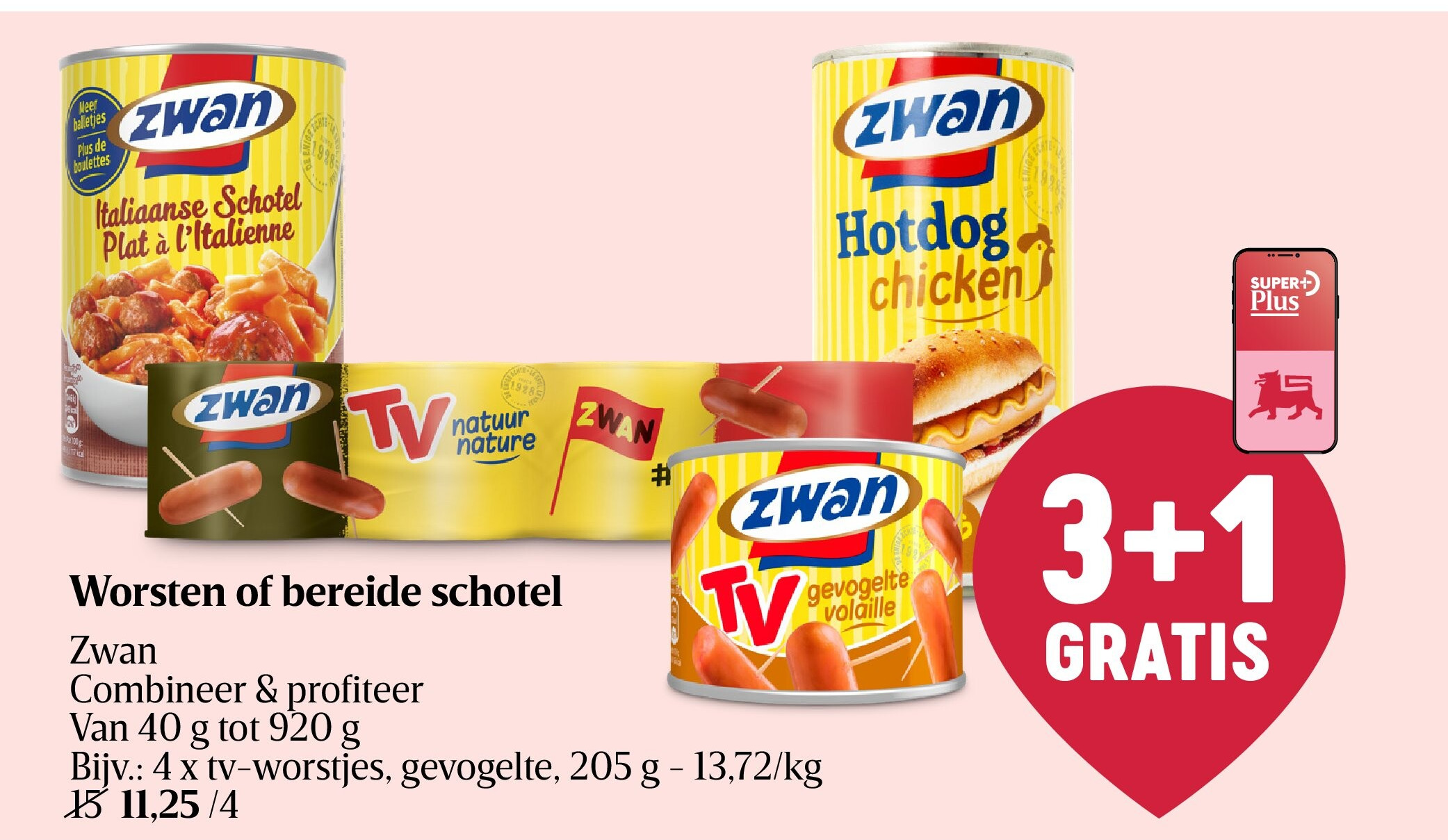 Worsten of bereide schotel