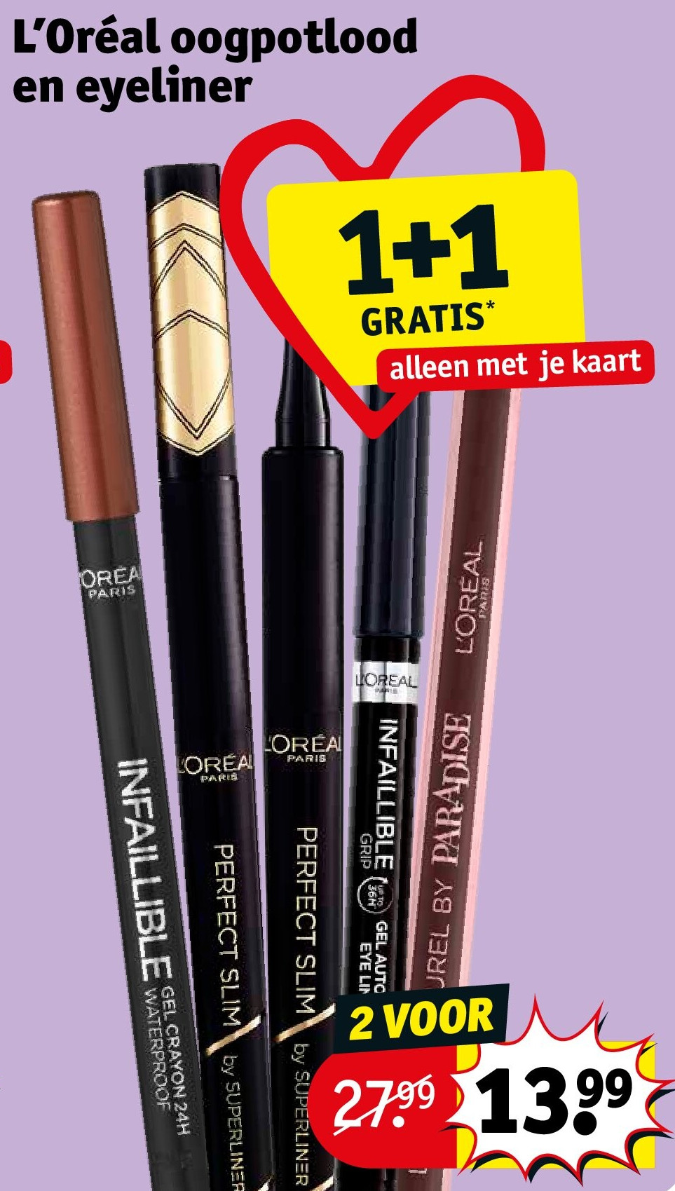 L’Oréal oogpotlood en eyeliner