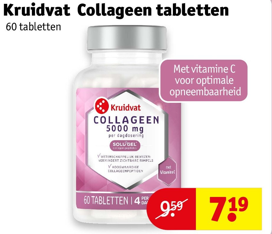 Kruidvat Collageen tabletten 60 tabletten