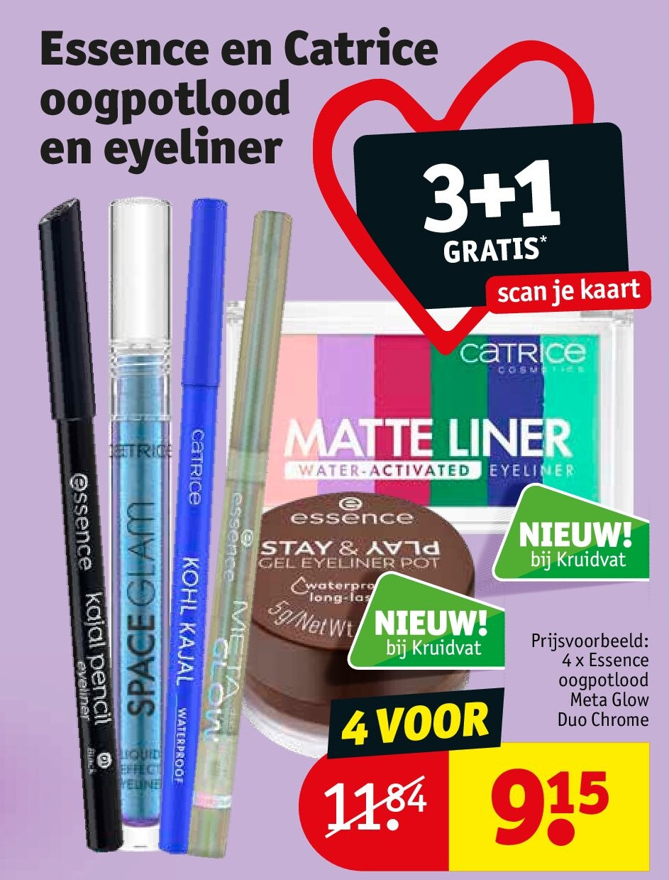 Essence en Catrice oogpotlood en eyeliner