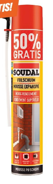 PU-schuim "Vullen & isoleren" 750 ml