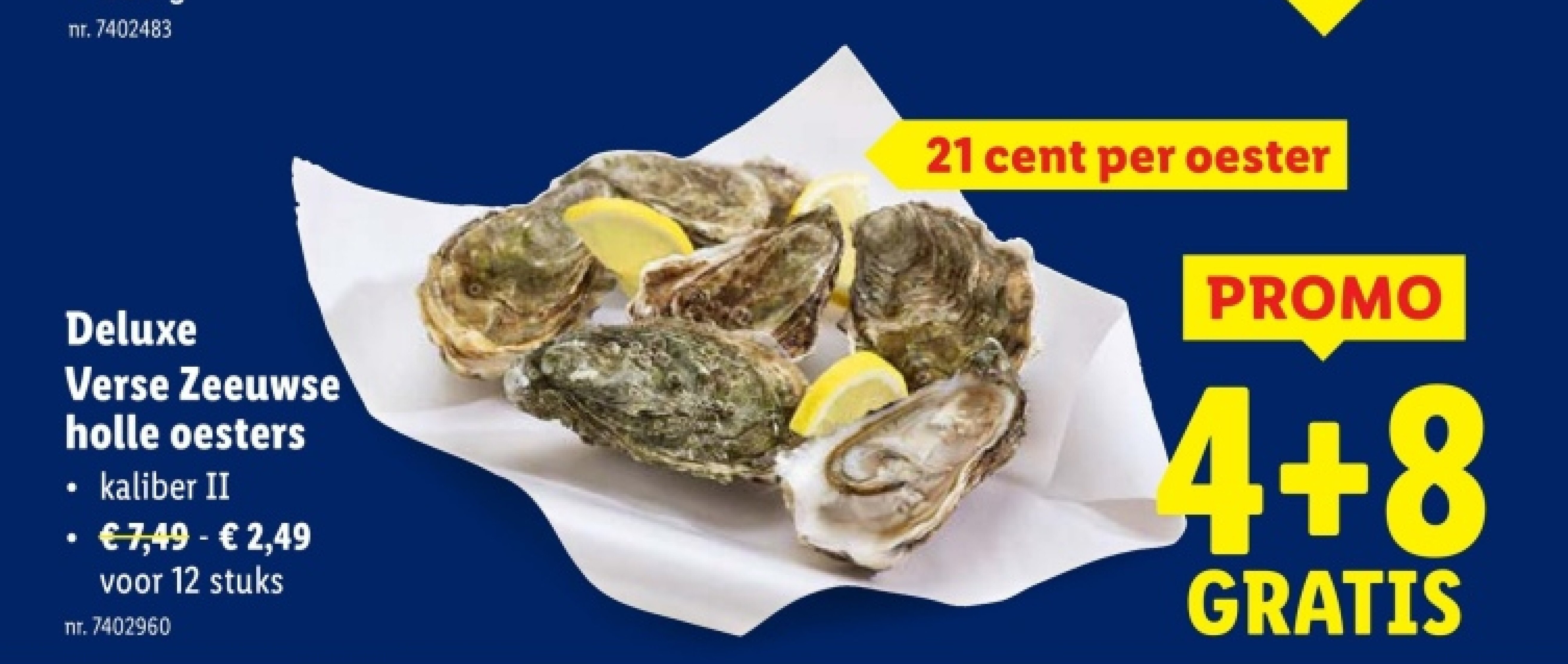 Verse Zeeuwse holle oesters