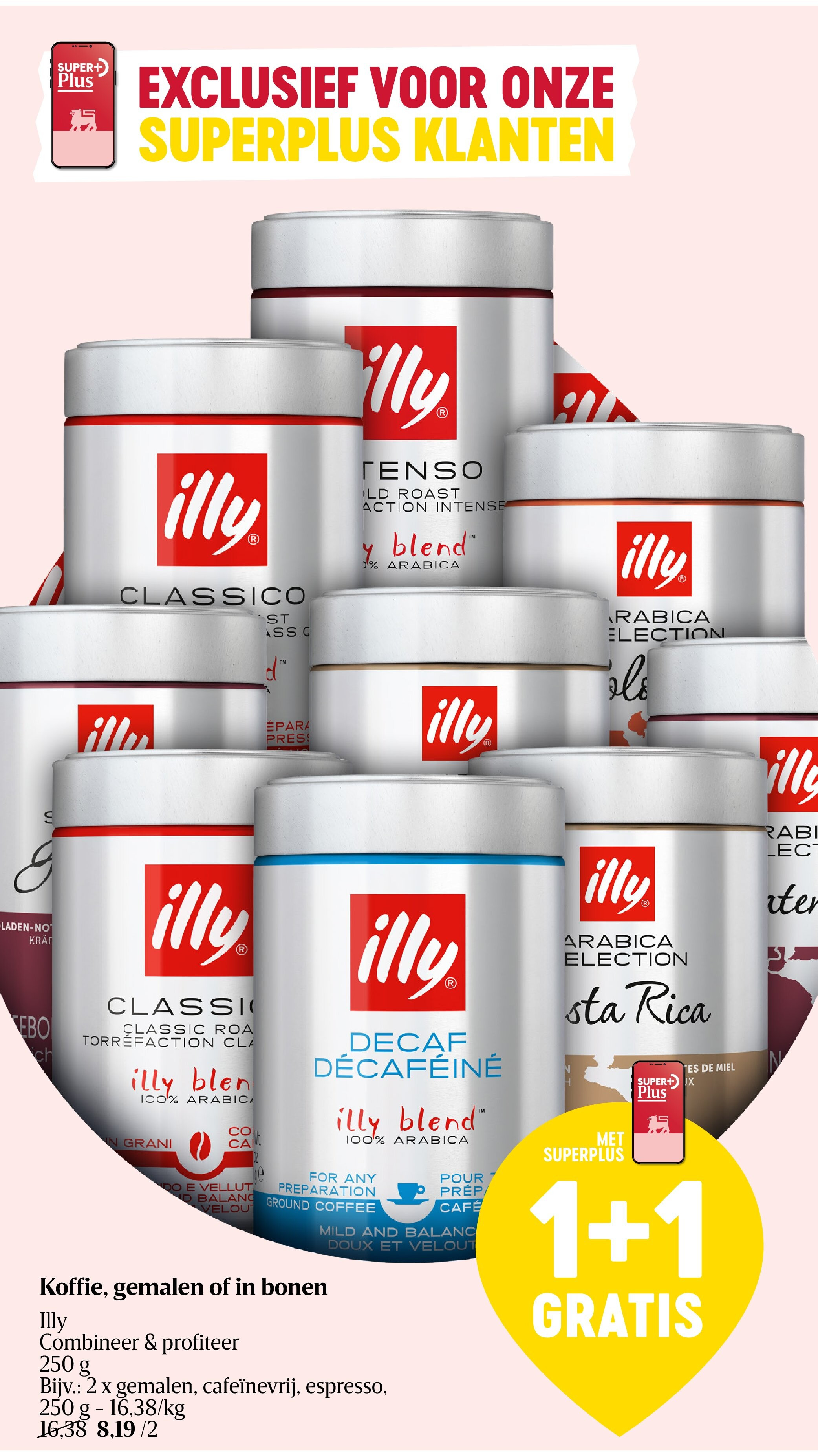 Koffie, gemalen of in bonen