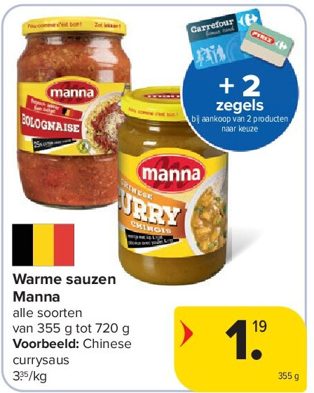 Warme sauzen Manna