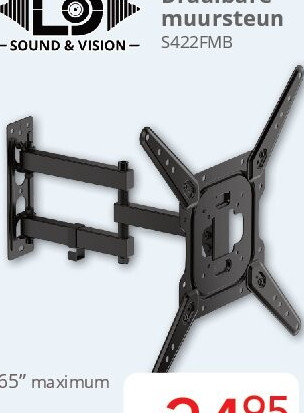 Draaibare muursteun S422FMB