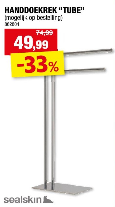 HANDDOEKREK “TUBE”