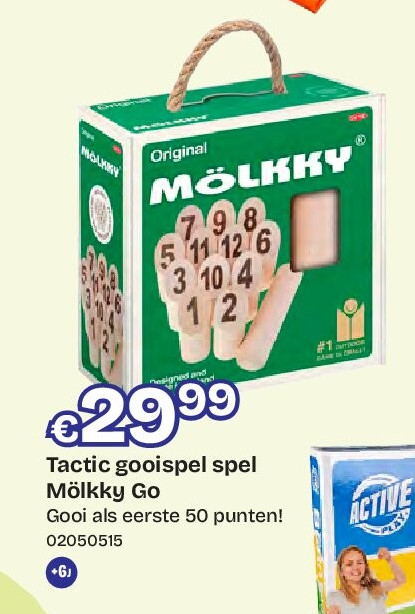 Tactic gooispel spel Mölkky Go