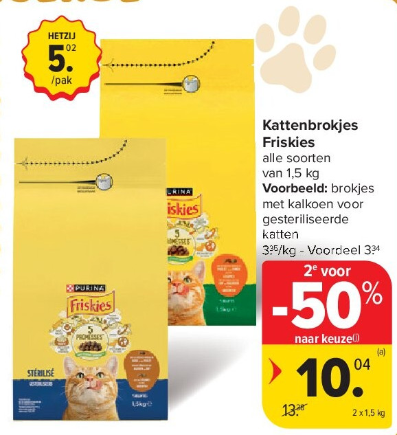 Kattenbrokjes Friskies