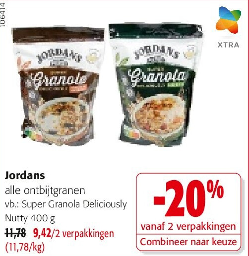 Jordans Super Granola Deliciously Nutty 400 g