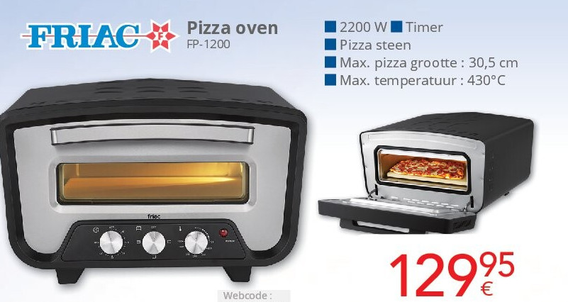 Pizza oven FP-1200