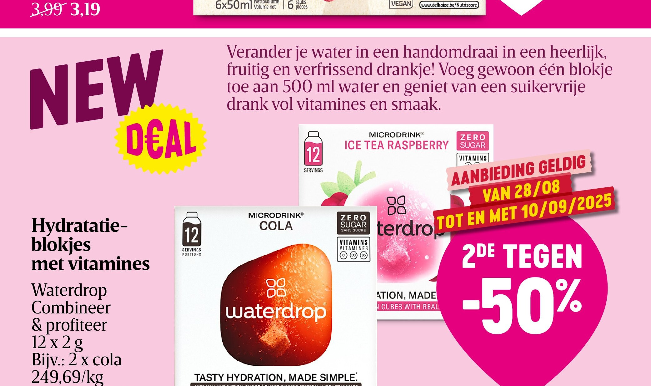 Hydratatieblokjes met vitamines