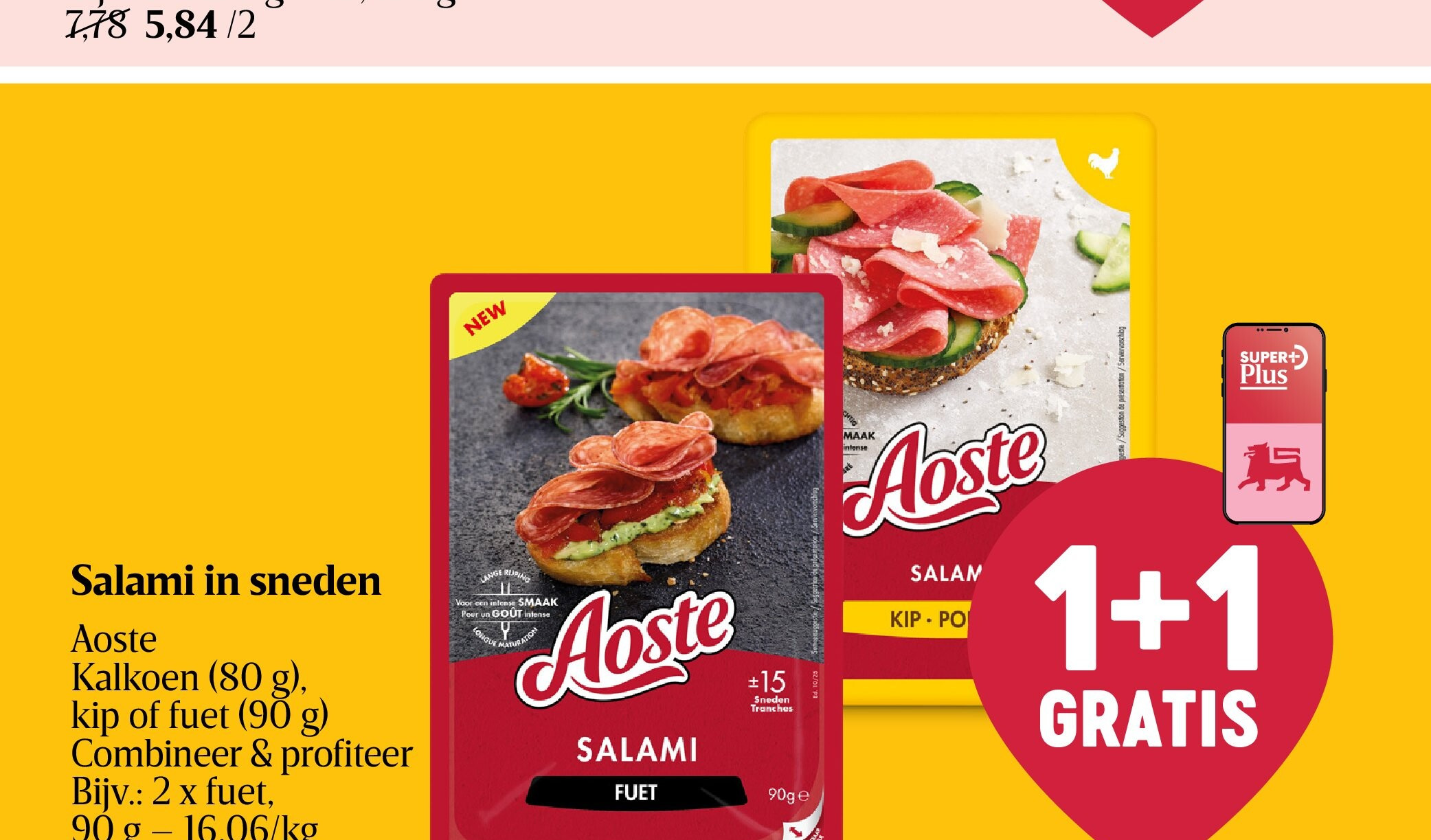 Salami in sneden