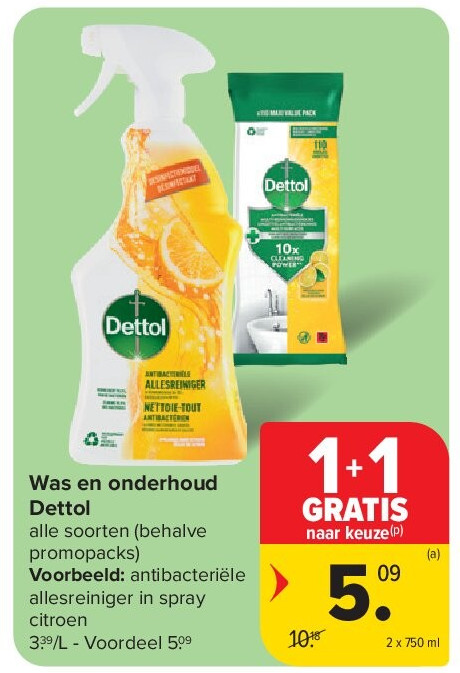 Was en onderhoud Dettol