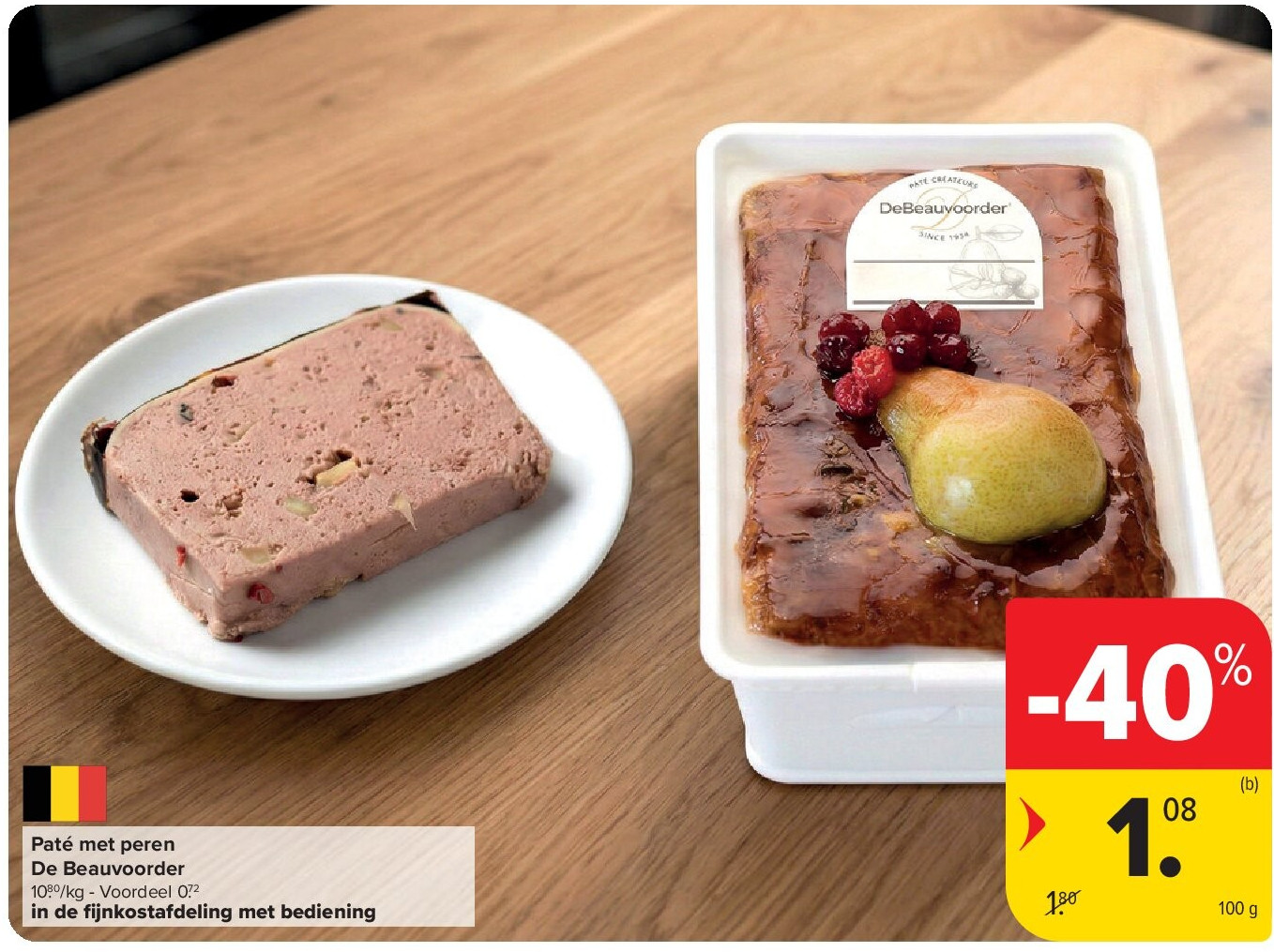 Paté met peren De Beauvoorder
