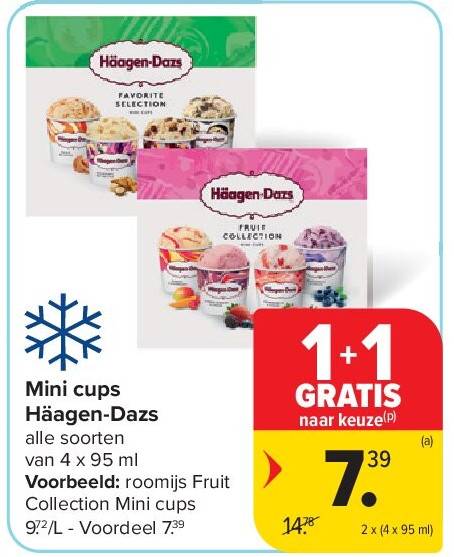 Mini cups Häagen-Dazs
