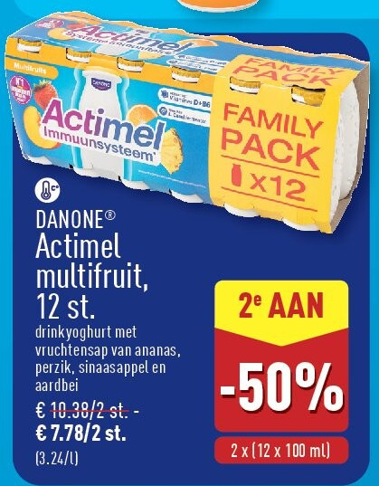 Actimel multifruit, 12st.