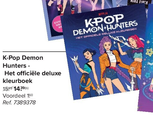 K-Pop Demon Hunters - Het officiële deluxe kleurboek