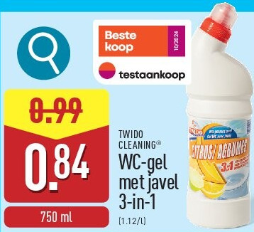 WC-gel met javel 3-in-1