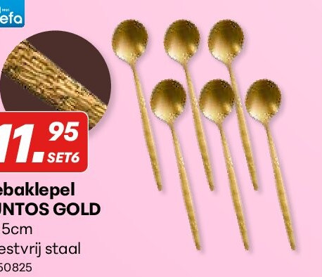 gebaklepel JUNTOS GOLD 13,5 cm
