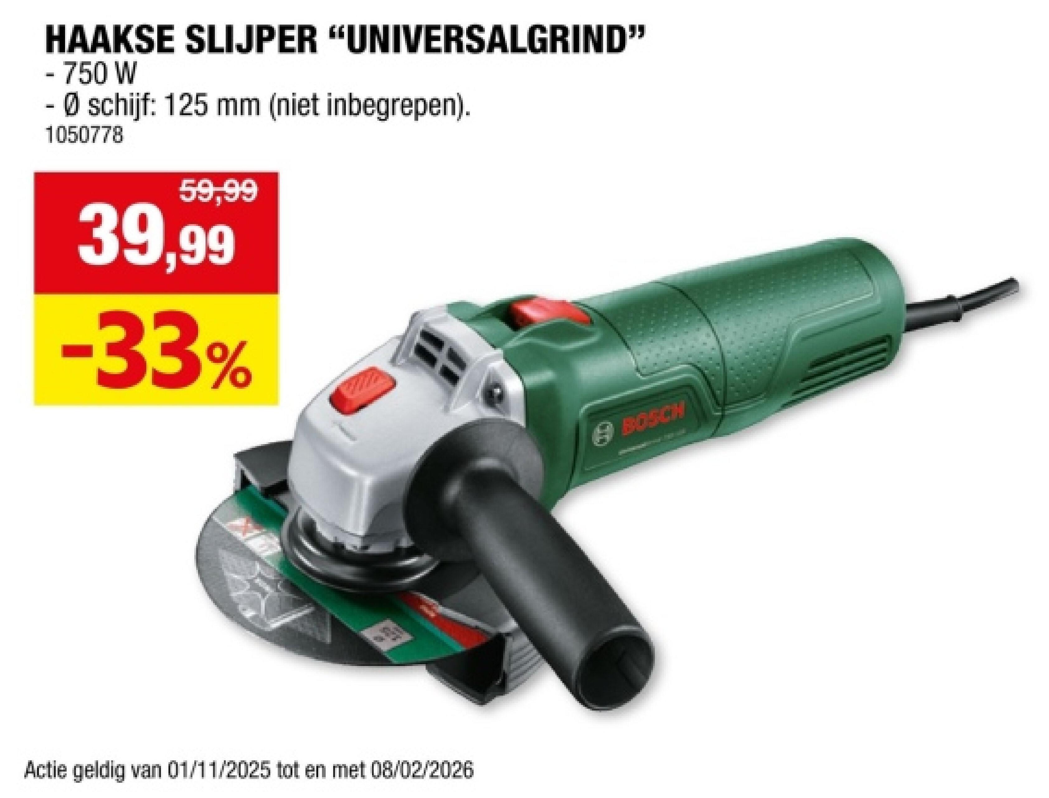 HAAKSE SLIJPER "UNIVERSALGRIND"
