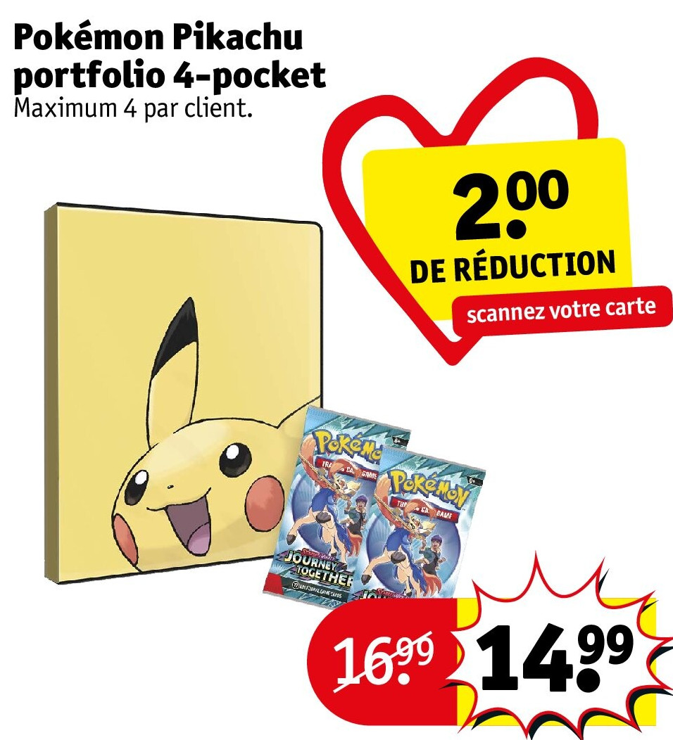 Pokémon Pikachu portfolio 4-pocket