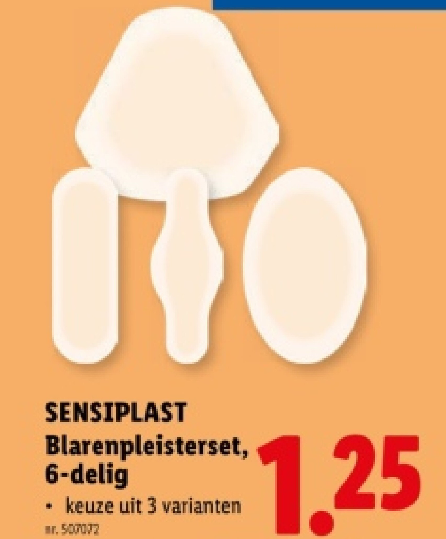 Blarenpleisterset, 6-delig