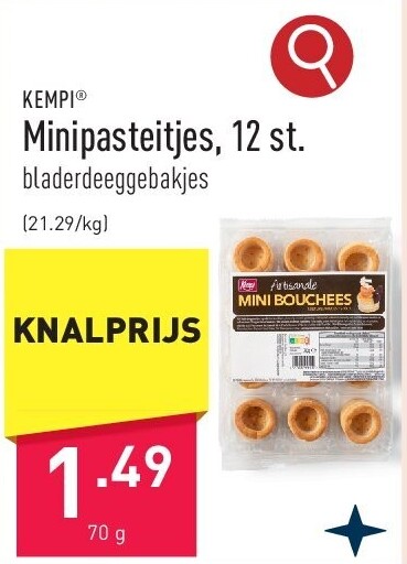 Minipasteitjes, 12 st.