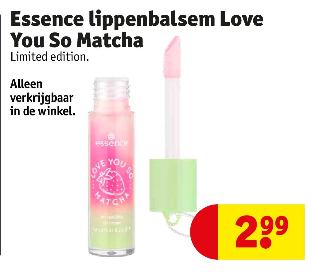 Essence lippenbalsem Love You So Matcha