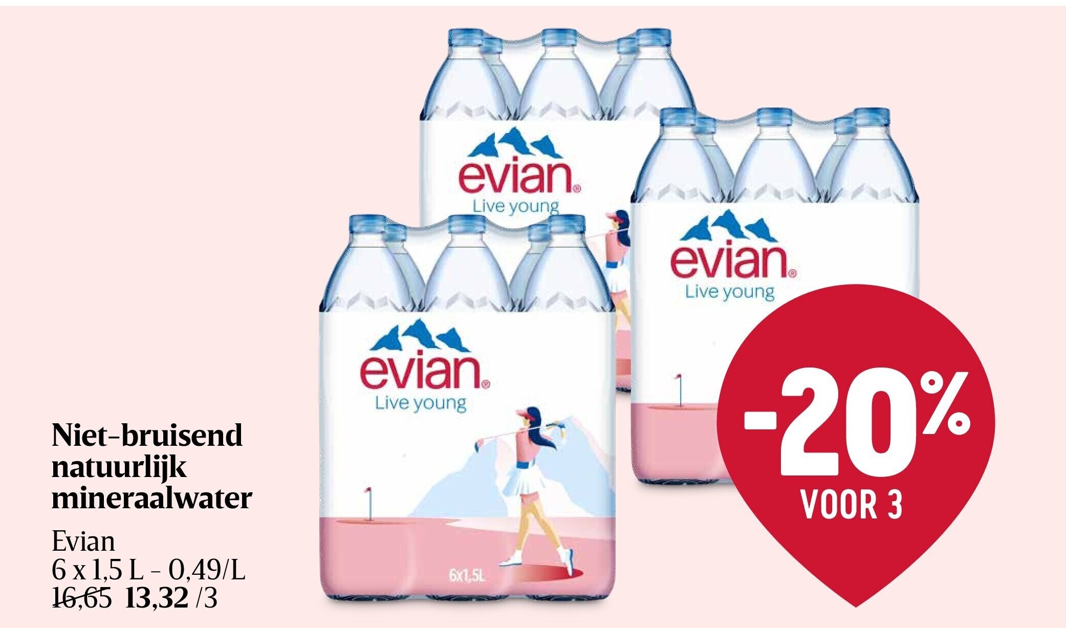 Niet-bruisend natuurlijk mineraalwater