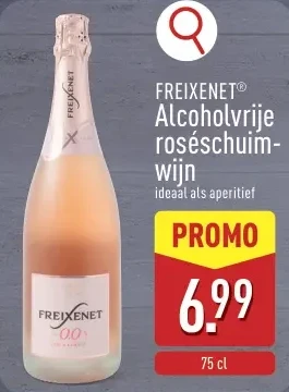 Alcoholvrije roséschuimwijn