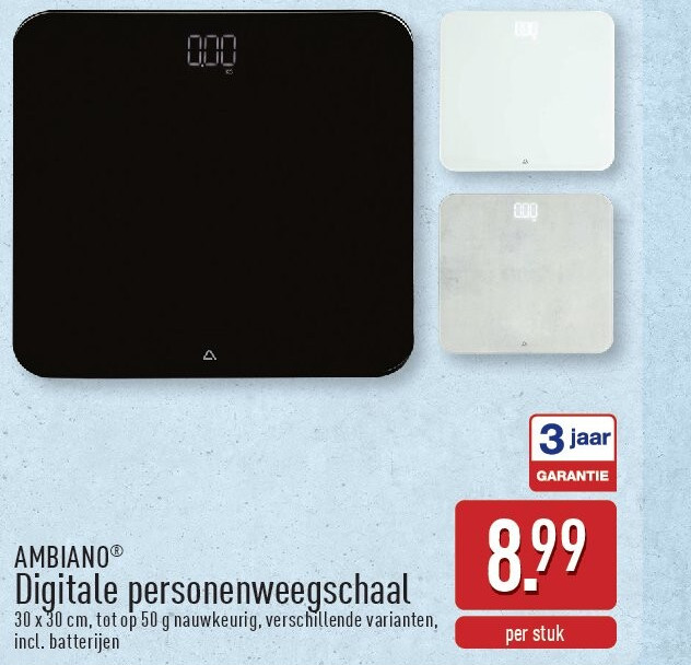 Digitale personenweegschaal