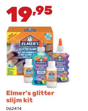 Elmer's glitter slijm kit