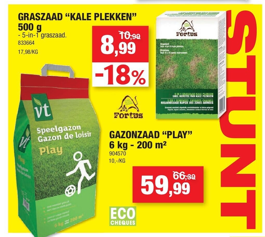 GRASZAAD “KALE PLEKKEN” 500 g