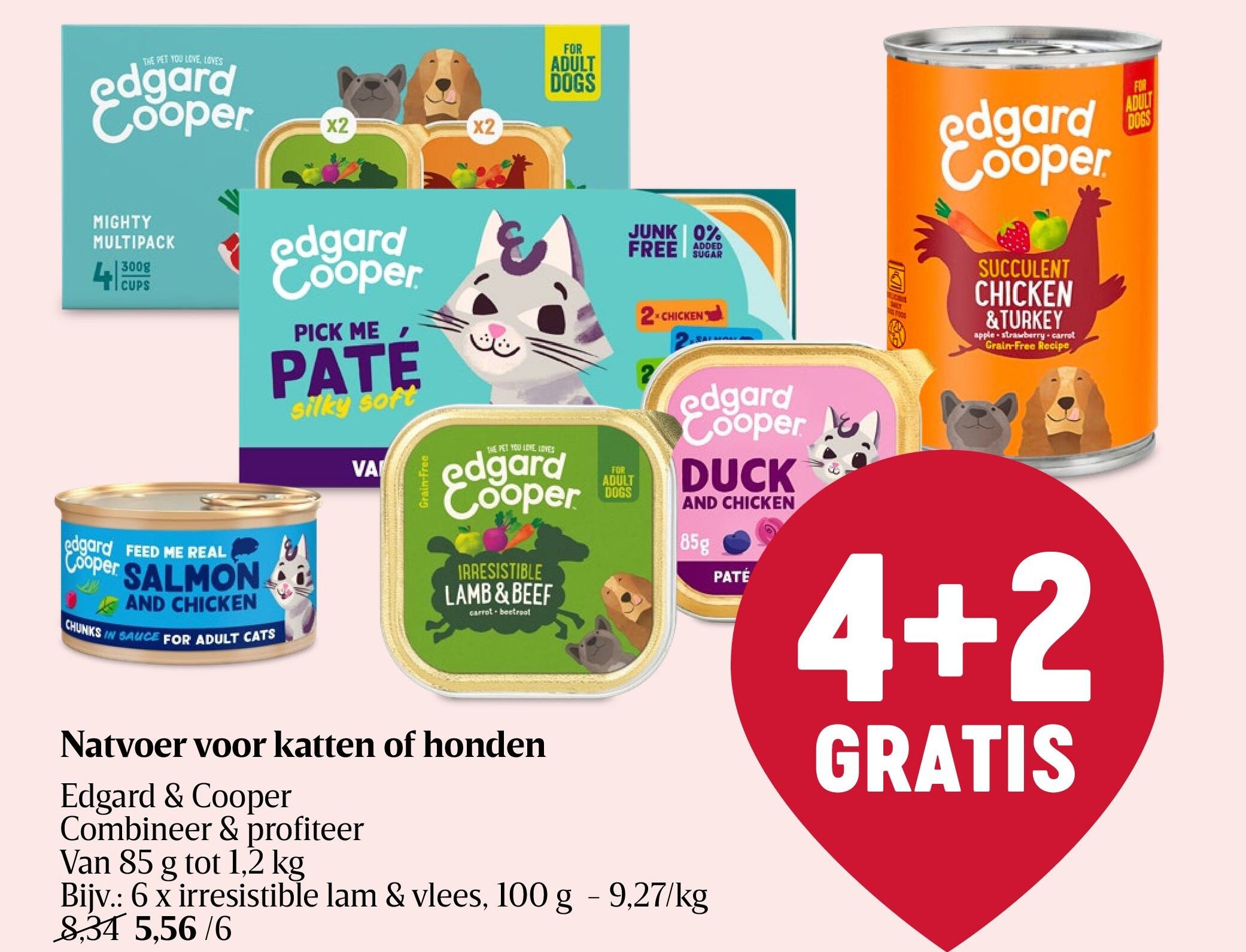Natvoer voor katten of honden