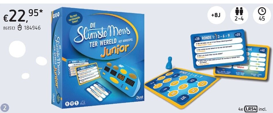 DE SLIMSTE MENS TER WERELD JUNIOR.