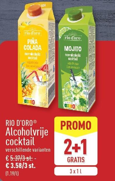 Alcoholvrije cocktail