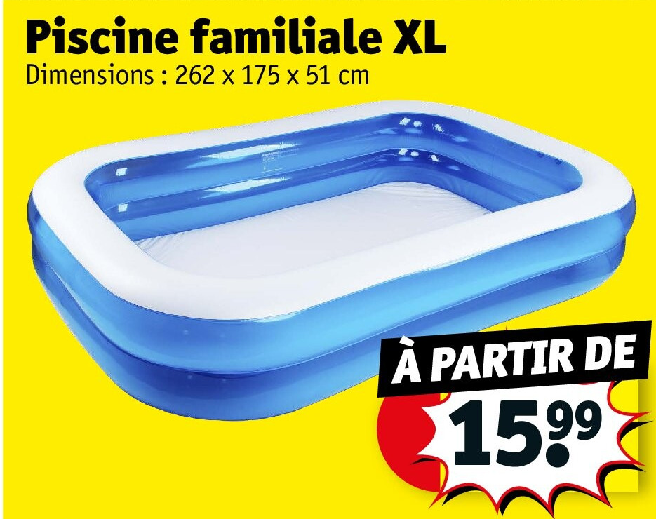 Piscine familiale XL