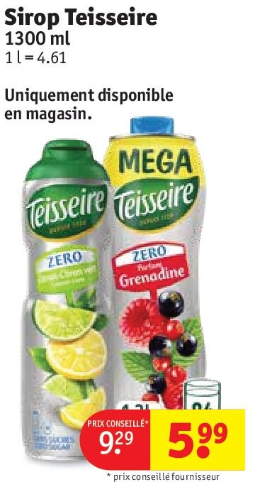 Sirop Teisseire 1300 ml