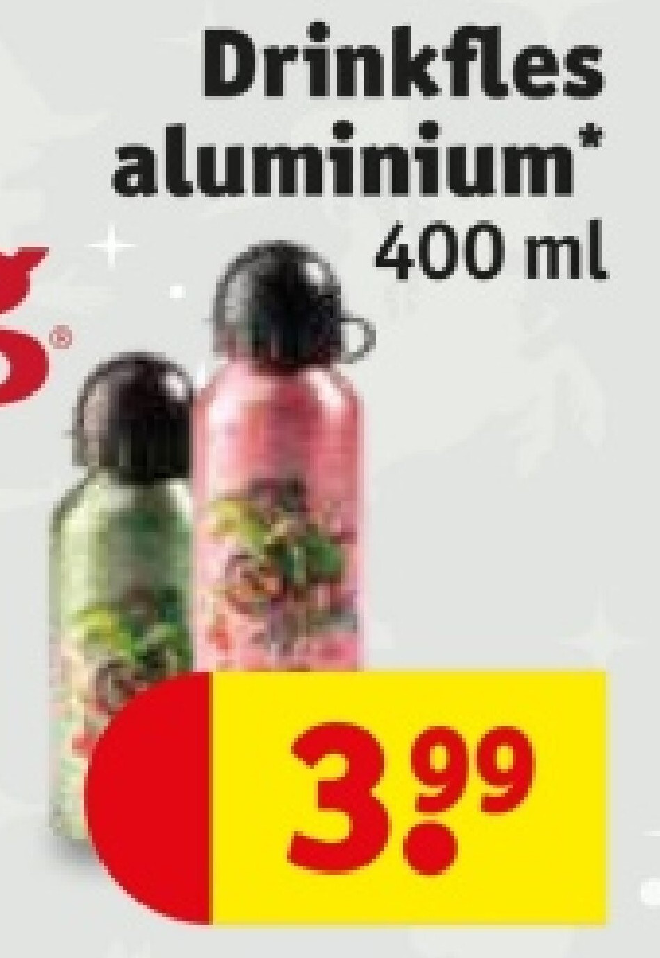 Drinkfles aluminium*