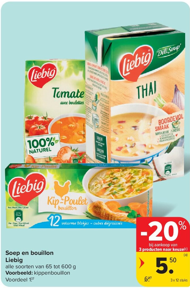 Soep en bouillon Liebig