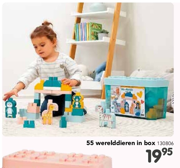 55 werelddieren in box