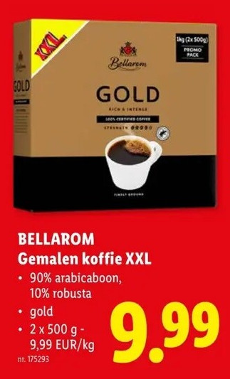 Gemalen koffie XXL