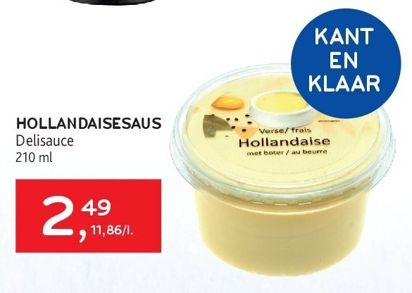HOLLANDAISESAUS Delisauce 210 ml