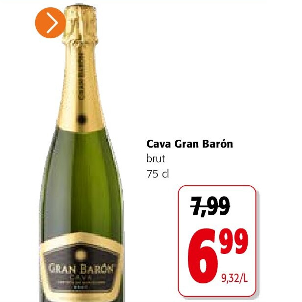 Cava Gran Barón brut 75 cl