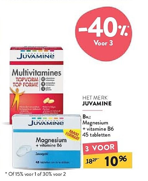 Magnesium + vitamine B6 45 tabletten