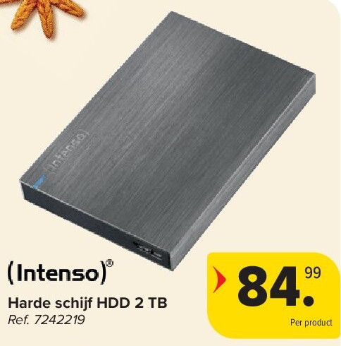 Intenso Harde schijf HDD 2 TB