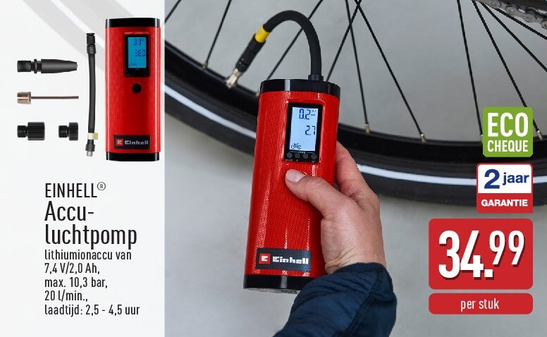 Accu­ luchtpomp