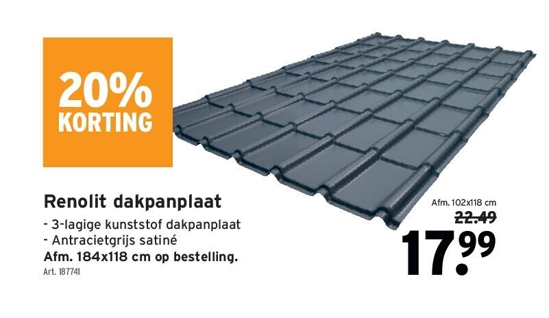 Renolit dakpanplaat